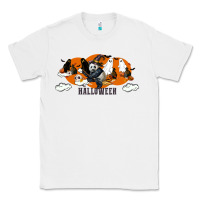White Hallowen Panda Classic Tee - LillyAllenDesigns