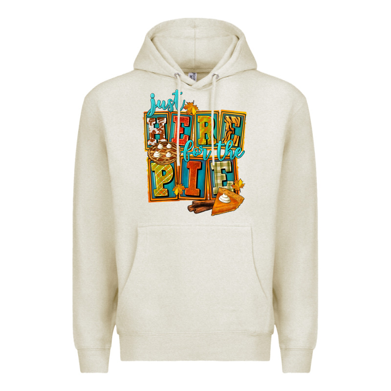 Just Here For The Pie Premium Hoodie by FaDigitalArtStudio | Teevron