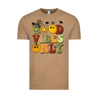 Vintage Coffee halloween good vibes only Vintage Tee - BarkalooDesign