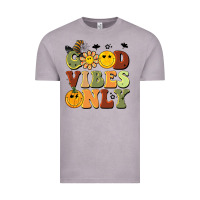 Vintage Zinc halloween good vibes only Vintage Tee - BarkalooDesign