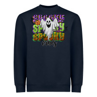 Navy spooky spooky spooky vibes Heavyweight Sweatshirt - CowGirlArtShop