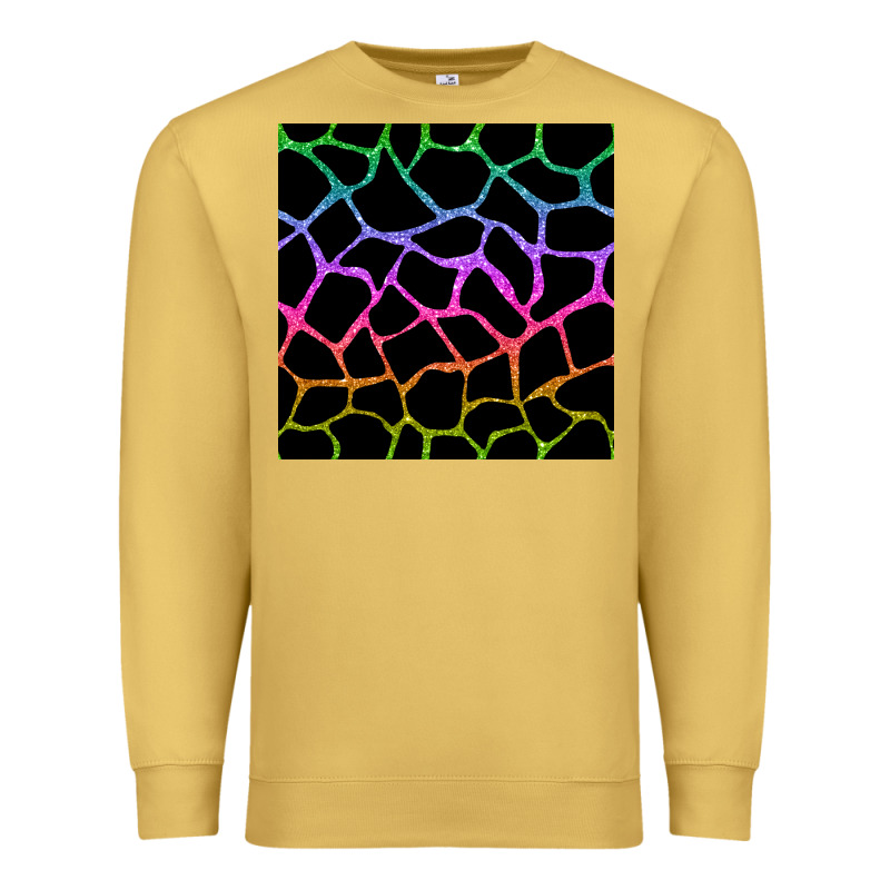 Giraffe Glitter Seamless Pattern Premium Sweatshirt by BundleAndBundleShop | Teevron