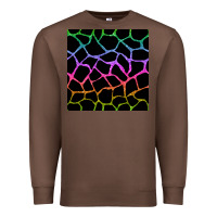 Chestnut giraffe glitter seamless pattern Premium Sweatshirt - BundleAndBundleShop