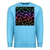 Ocean Blue giraffe glitter seamless pattern Premium Sweatshirt - BundleAndBundleShop
