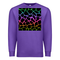 Purple giraffe glitter seamless pattern Premium Sweatshirt - BundleAndBundleShop