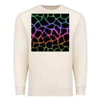 Sandshell giraffe glitter seamless pattern Premium Sweatshirt - BundleAndBundleShop