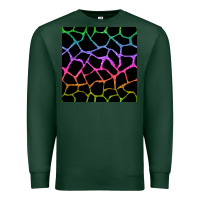 Sports Green giraffe glitter seamless pattern Premium Sweatshirt - BundleAndBundleShop