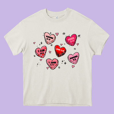 Howdy Valentine Heavy Core Tee Designed By Maliassmallbusiness