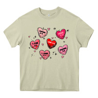 Mossy howdy valentine Heavy Core Tee - MaliasSmallBusiness