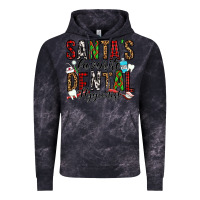Cloud Black santa's favorite dental hygienist Vintage Hoodie - Jasminsmagicworld