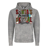 Santa's Favorite Dental Hygienist Vintage Hoodie | Teevron