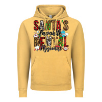 Vintage Mustard santa's favorite dental hygienist Vintage Hoodie - Jasminsmagicworld