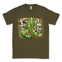 Army Green serape cowhide cactus Classic Tee - JahusDesignShop