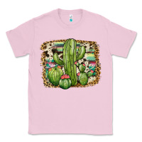 Bubblegum Pink serape cowhide cactus Classic Tee - JahusDesignShop