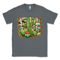 Charcoal Heather serape cowhide cactus Classic Tee - JahusDesignShop