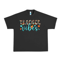 Pigment Black teacher vibes Urban Heavy Tee - JahusDesignShop