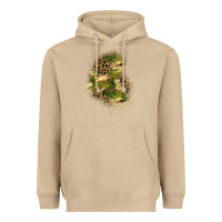Mushroom camouflage and leopard patch  1 Heavyweight Hoodie - BundleAndBundleShop
