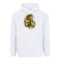 White camouflage and leopard patch  1 Heavyweight Hoodie - BundleAndBundleShop
