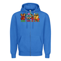 True Royal Peace love cinco de mayo Zipper Hoodie - FaDigitalArtStudio