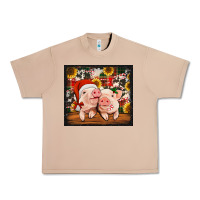 Burro Christmas pigs tumbler Urban Heavy Tee - Jasminsmagicworld