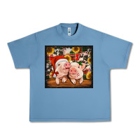 Pebble Blue Christmas pigs tumbler Urban Heavy Tee - Jasminsmagicworld