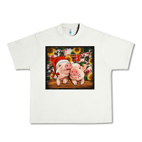 Pistachio Christmas pigs tumbler Urban Heavy Tee - Jasminsmagicworld
