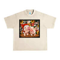Sandshell Christmas pigs tumbler Urban Heavy Tee - Jasminsmagicworld