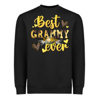 Black best grammy ever mother's day Heavyweight Sweatshirt - CowGirlArtShop