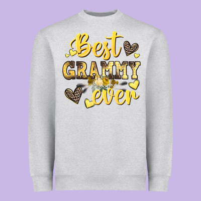 Best Grammy Ever Mother's Day Heavyweight Sweatshirt Designed By Cowgirlartshop