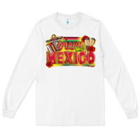 White Viva Mexico Long Sleeve Tee - texasbilliewilder