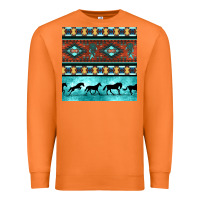 Carrot native american aztec seamless pattern Premium Sweatshirt - BundleAndBundleShop