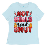 Hot Girls Read Smut Ladies Tee | Teevron