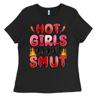 Black hot girls read smut Ladies Tee - MaliasSmallBusiness