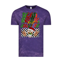Cloud Purple dead inside but jolly af Vintage Tee - BarkalooDesign