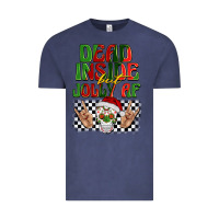 Dead Inside But Jolly Af Vintage Tee | Teevron