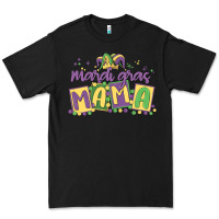 Black mardi gras mama Premium Tee - MaliasSmallBusiness