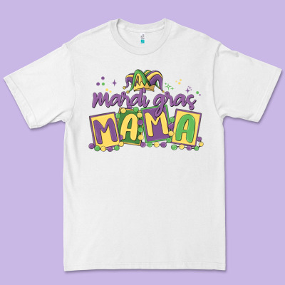 Mardi Gras Mama Premium Tee Designed By Maliassmallbusiness