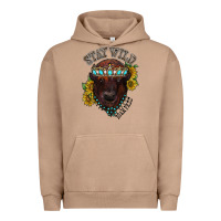 Pigment Burro turquoise bison Urban Hoodie - RacoonDesign