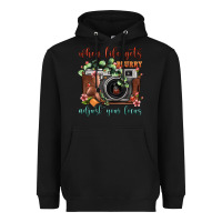 Black When Life Gets Blurry Adjust Your Focus Vintage Camera Heavyweight Hoodie - FaDigitalArtStudio