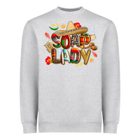 Heather Grey cinco de mayo soap lady Heavyweight Sweatshirt - CowGirlArtShop