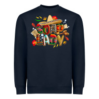Navy cinco de mayo soap lady Heavyweight Sweatshirt - CowGirlArtShop