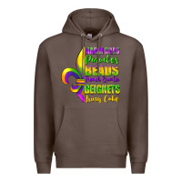 Coffee mardi gras parades beads Premium Hoodie - FaDigitalArtStudio