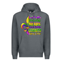 Rock mardi gras parades beads Premium Hoodie - FaDigitalArtStudio