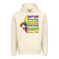 Sandshell mardi gras parades beads Premium Hoodie - FaDigitalArtStudio