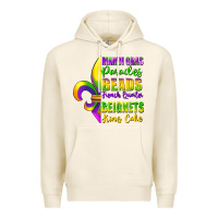 Tofu mardi gras parades beads Premium Hoodie - FaDigitalArtStudio