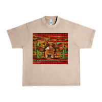 Western Christmas Cow Tumbler Urban Heavy Tee | Teevron