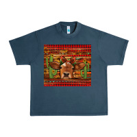 Midnight Navy western christmas cow tumbler Urban Heavy Tee - Jasminsmagicworld
