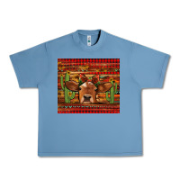 Pebble Blue western christmas cow tumbler Urban Heavy Tee - Jasminsmagicworld
