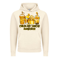 Vintage Artic childhood cancer awareness coffee Vintage Hoodie - Jasminsmagicworld