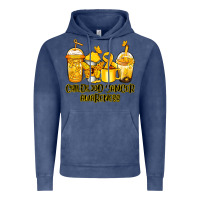 Vintage Denim childhood cancer awareness coffee Vintage Hoodie - Jasminsmagicworld
